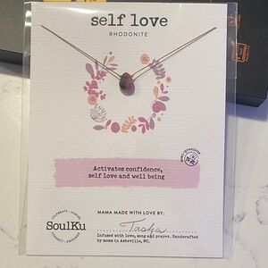 SoulKu Rhodonite Self Love Necklace